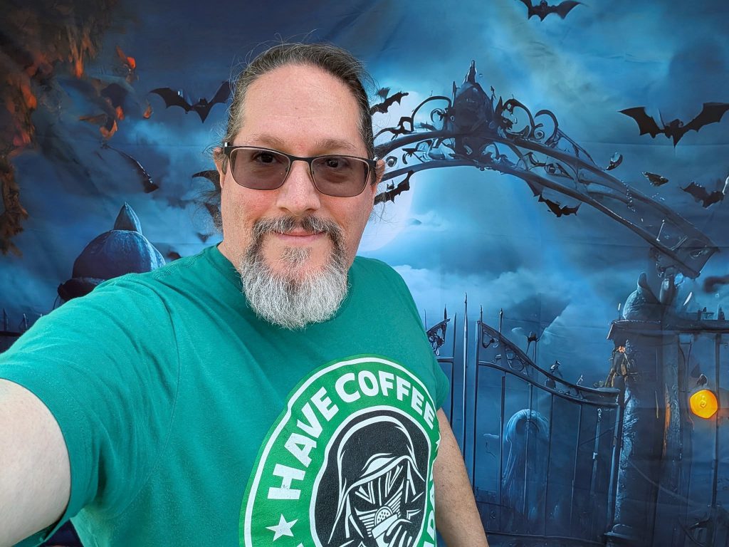 Jaypoc's garage cover selfie